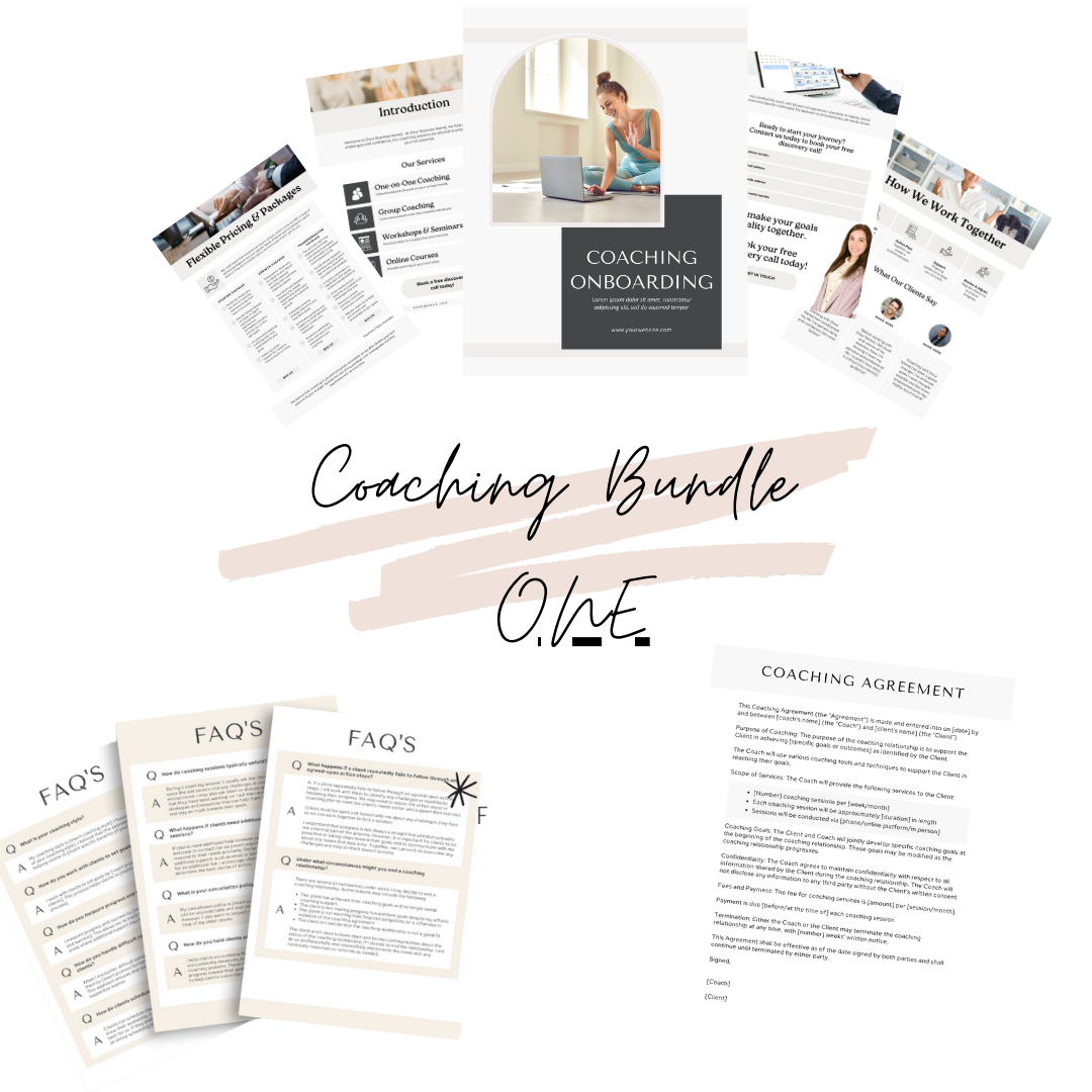 Coach Client Bundle 1