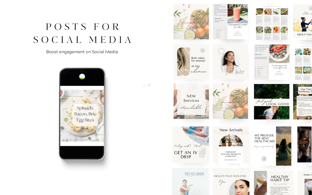 Editable Social Media Templates