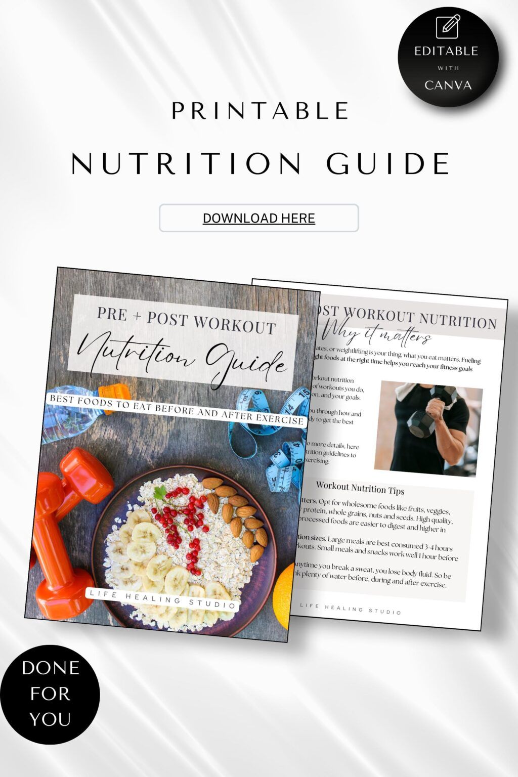 Fitness Tracker Template Personal Trainer At Home Workout Editable Home Workout Planner Digital Exercise Guide Fitness Journal