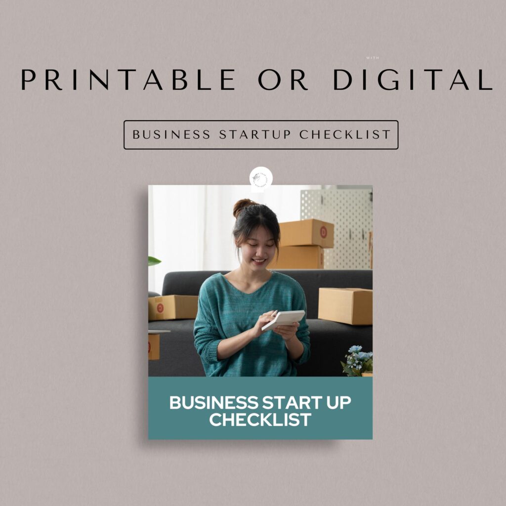 Business Checklist Business Plan Template Business Planner Canva Template Digital Checklist New Business Plan Small Business