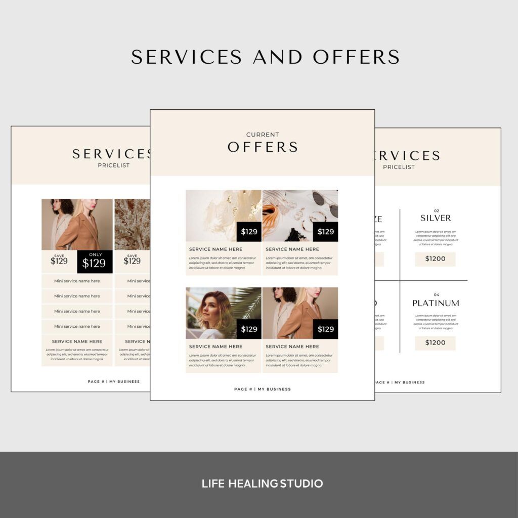 Editable Canva Template Business Ebook Client Welcome Packet Template New Client Guide Editable Digital Ebook Template