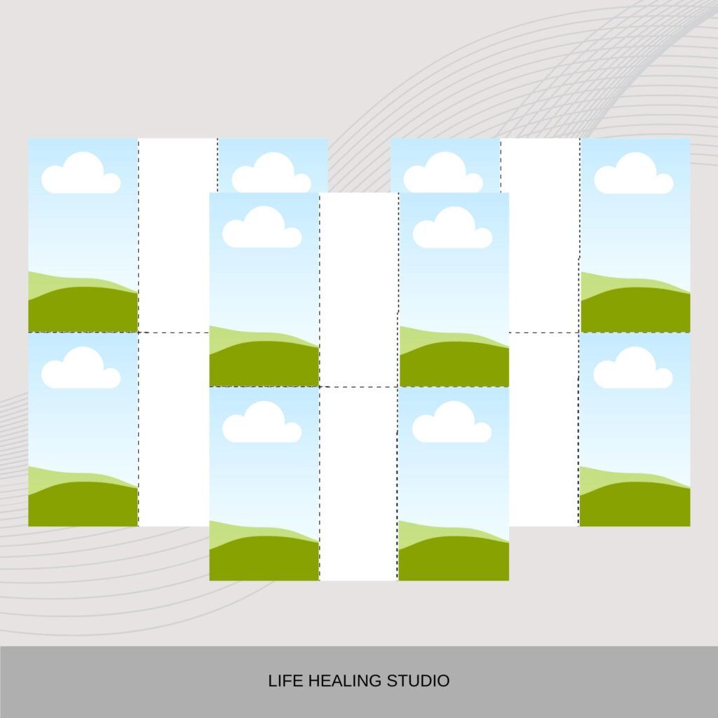 Business Card Vertical Print Layout Print & Cut Business Card Home Print DIY Business Card Print Your Own Business Card Easy Printable Card